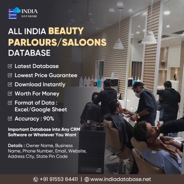 All India Beauty Parlors & Salons Database
