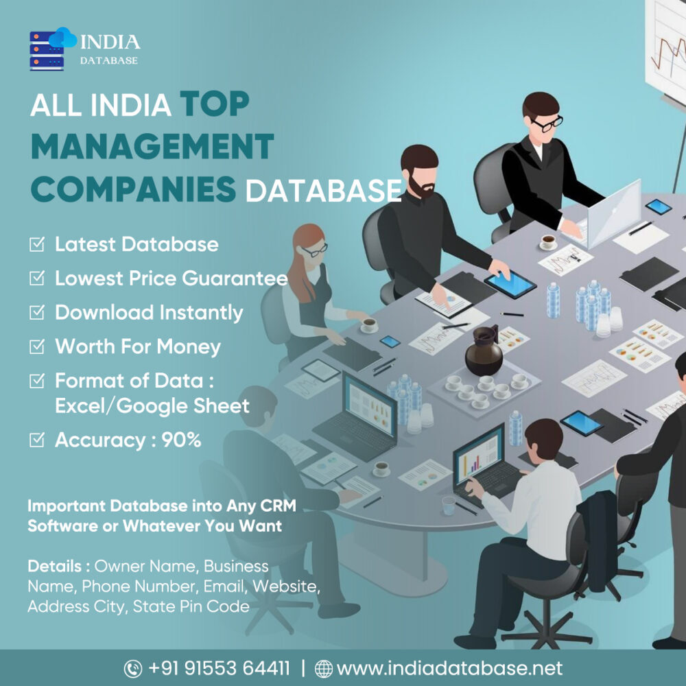 All India Top Management Compaines Database