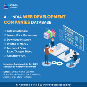 ALL India Web Development Companies Database