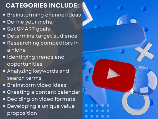1000 ChatGPT Prompts for YouTube Creators: Boost Your Channel with Expert YouTube Idea Generator & Strategies for Success - Image 3