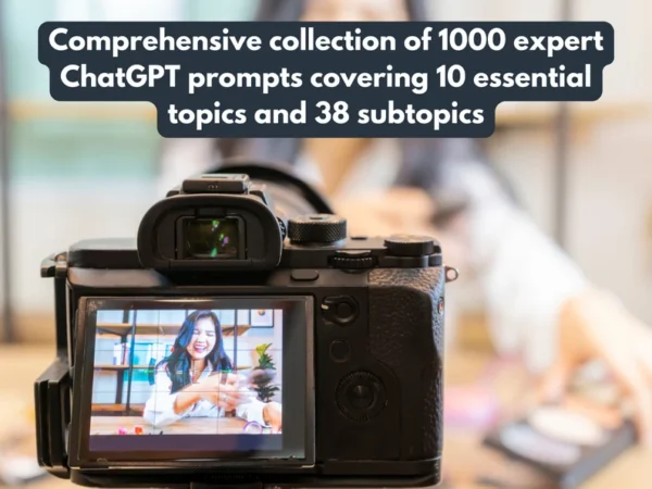 1000 ChatGPT Prompts for YouTube Creators: Boost Your Channel with Expert YouTube Idea Generator & Strategies for Success - Image 7