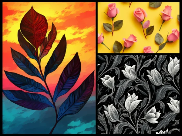 1350 Floral AI Art Prompts | Midjourney Dall-E Stable Diffusion | Flower Arrangement | Flowers | Floral Wall Art Floral Print | Digital Art - Image 8