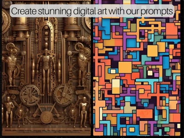 1500 Pattern AI Art Prompts | Text-to-image Midjourney Dall-E Stable Diffusion | Inspiration | Patterns | Digital Wall Art | Copy & Paste - Image 6