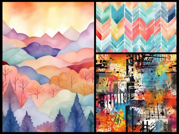 1500 Pattern AI Art Prompts | Text-to-image Midjourney Dall-E Stable Diffusion | Inspiration | Patterns | Digital Wall Art | Copy & Paste - Image 7