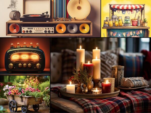 2500 Cozy Kitsch AI Art Prompts Midjourney | Dall-E Stable Diffusion | Cottagecore Grandmillenial Charmingly Chaotic Nostalgic Home Decor - Image 5