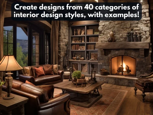 3000 Interior Design Midjourney AI Art Prompts - Endless Inspiration for Your Next Design Project | Digital Art Instant Access | Copy/Paste - Image 2