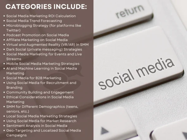 3450 ChatGPT Prompts for Social Media Marketing | TikTok | Facebook | Pinterest | Twitter | Instagram | Instant Access | Copy and Paste - Image 5