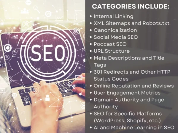 3599 ChatGPT SEO Prompts: Your Ultimate Guide to Search Engine Optimization | SEO Powered by AI | ChatGPT Powered Website Analysis - Image 6