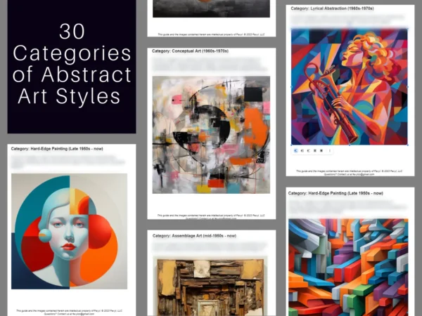 3700 Abstract AI Art Prompts | Midjourney Dall-E Stable Diffusion | Abstract Wall Art Prints | Colorful Digital Brushstroke Painting Print - Image 4