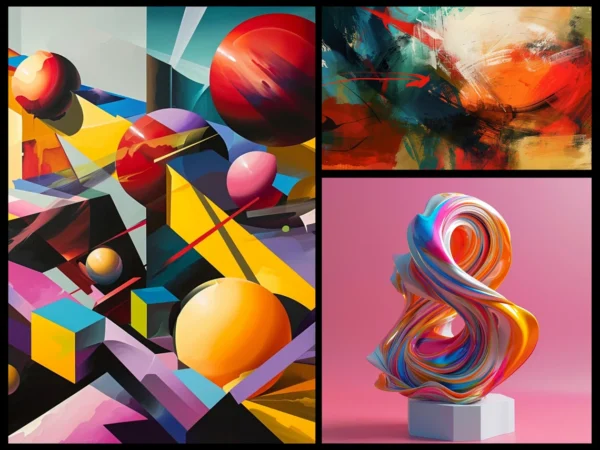 3700 Abstract AI Art Prompts | Midjourney Dall-E Stable Diffusion | Abstract Wall Art Prints | Colorful Digital Brushstroke Painting Print - Image 5