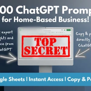 3700 ChatGPT Prompts for Home-Based Business | Start and Grow a Successful Business with AI | Make Money Passive Income Side Hustle