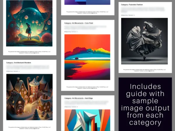 5999 Midjourney Prompts Across 50 Categories | Digital Art | Generate Stunning Art with AI | Instant Access | Copy and Paste - Image 2