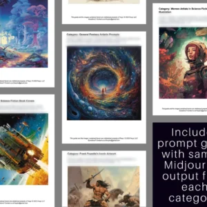 700 Sci-fi and Fantasy AI Art Prompts | Diverse Ideas to Ignite Your Imagination | Digital | Instant Access | Copy and Paste