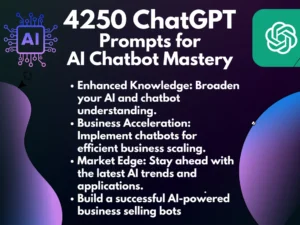 AI Chatbot Mastery ChatGPT Prompts | Make Money building and selling chatbots with the help of AI | Ultimate AI Prompt Pack