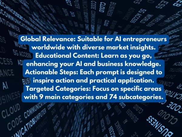 AI Entrepreneur ChatGPT Prompts | 5000 ChatGPT Prompts for Business Innovation and Startup Success | Ultimate AI Prompt Pack | Copy & Paste - Image 4