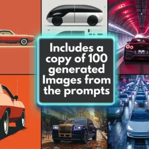 Car Poster Design AI Art Prompts | Text-to-image Midjourney Dall-E Stable Diffusion | Digital Art Download Automobile Designs and Mockups
