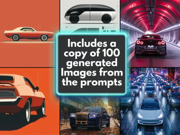 Car Poster Design AI Art Prompts | Text-to-image Midjourney Dall-E Stable Diffusion | Digital Art Download Automobile Designs and Mockups - Image 2