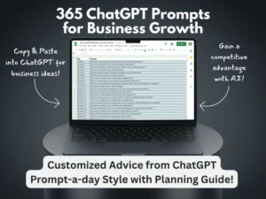 ChatGPT Daily Business Growth Prompts | 365 Days of Prompts | Daily Inspiration | Grow Your Business | Increase Profits