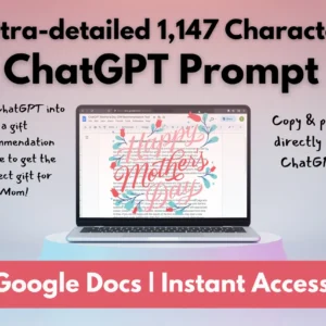 ChatGPT Mother’s Day Gift Recommendation Tool | Your One-Stop Shop for Mother’s Day Gift Ideas | Generate Gift Ideas with AI | OpenAI