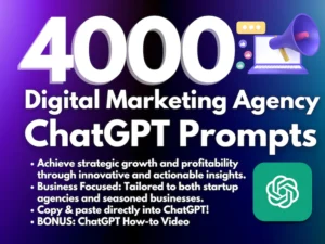 Digital Marketing ChatGPT Prompts | Digital Social Media Marketing Agency | Start a Successful Creative Agency for Entrepreneurs Small Biz