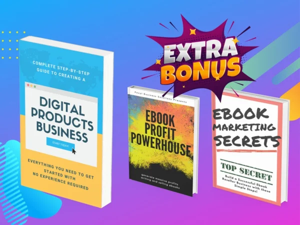 Digital Products Business Starter Kit | All-in-one Toolbox | Passive Income | Ebook | BONUS Free Digital Products to Sell | Start Today! - Image 4