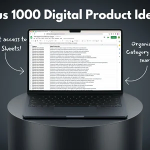 Etsy Empire | How-to-Guide plus 1000 Digital Product Ideas | Build a Successful Etsy Shop | Digital Products | Bonus