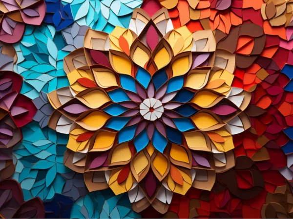 Geometric AI Art Prompts | Text-to-image Midjourney Dall-E Stable Diffusion | Digital Wall Art Download Large Printable Geometry Wall Art - Image 5