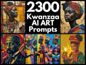 Kwanzaa AI Art Midjourney Prompts | Instantly Generate Stunning Images Celebrating Kwanzaa | Instant Access | Copy Paste