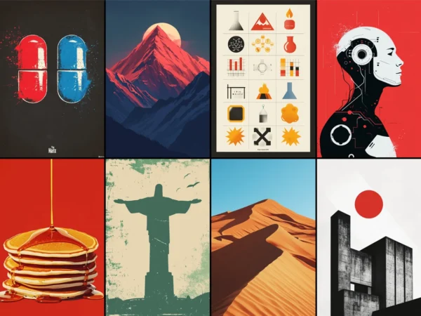 Minimalist Poster AI Art Prompts | Text-to-image Midjourney Dall-E Stable Diffusion | Digital Art Download Minimalism Wall Designs & Trends - Image 7