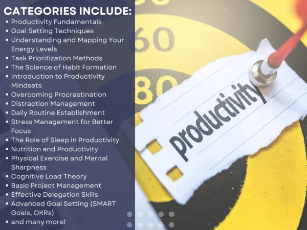 Productivity ChatGPT Prompts | 5700 Prompts for Peak Productivity | ChatGPT-Powered Productivity Prompts for Life Coaches and Self-Helpers - Image 6