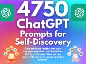 Self-Discovery ChatGPT Prompts | Unlock Your Potential: Prompts for Personal Mastery & Growth | Prompts for Life Coaches and Self-Helpers