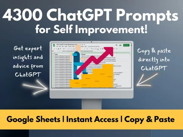 Self-Improvement ChatGPT Prompts | Transform Your Life: Comprehensive ChatGPT Prompt Collection for Personal Mastery | Copy and Paste - Image 7