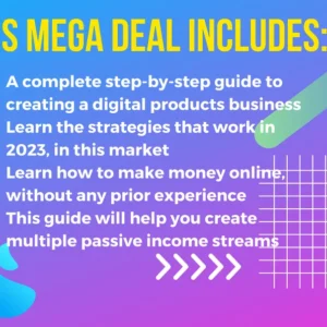Start a Digital Products Business Today | All-in-one Kit | Passive Income | Ebook | BONUS Free Digital Products to Sell