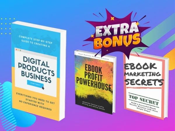 Start a Digital Products Business Today | All-in-one Kit | Passive Income | Ebook | BONUS Free Digital Products to Sell - Image 3