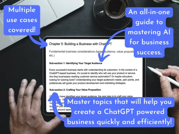 The ChatGPT Entrepreneur: The Ultimate Guide to Building a Successful Business with ChatGPT | BONUS 200+ Product Ideas | Start a Biz Today! - Image 2