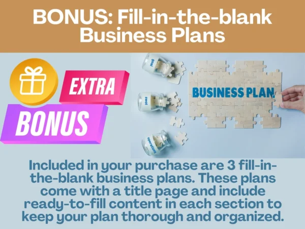 The Ultimate Business Planning Package | Ebook Bundle | Fill-in-the-blank Business Plans - Image 6