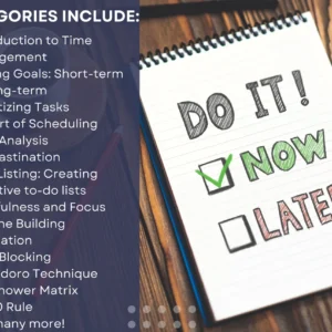 Time Management ChatGPT Prompts | Revolutionize Your Productivity | ChatGPT-Powered Prompts for Enhanced Efficiency | Coaches & Self Helpers