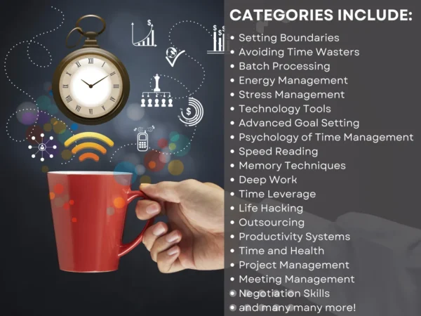 Time Management ChatGPT Prompts | Revolutionize Your Productivity | ChatGPT-Powered Prompts for Enhanced Efficiency | Coaches & Self Helpers - Image 8