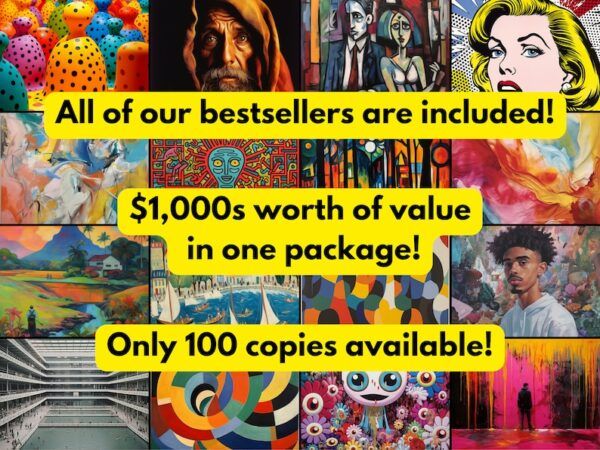 Ultimate Collection of AI Art Prompts | Text-to-image Midjourney Dall-E Stable Diffusion | Digital Wall Art Unlimited Inspiration for Artist - Image 3