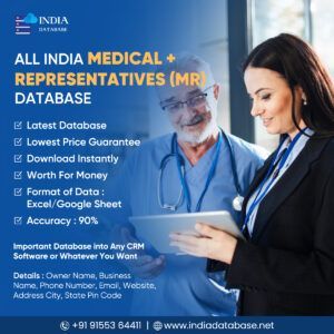 ALL India Medical + Representatives (MR) Database