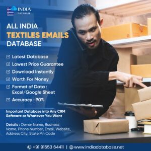 All India Textiles Emails Database