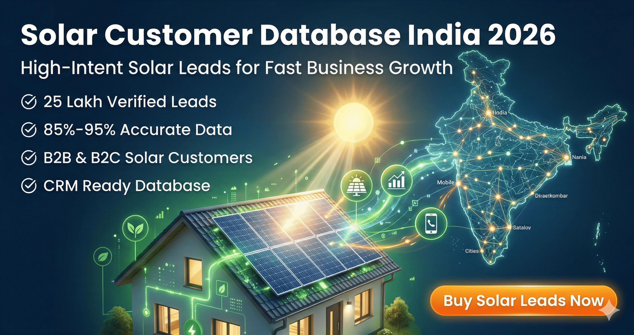 You are currently viewing Buy Solar Customer Database in India: High-Intent Leads for Solar Business (2026 Guide)