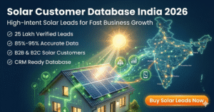Solar Customer Database in India